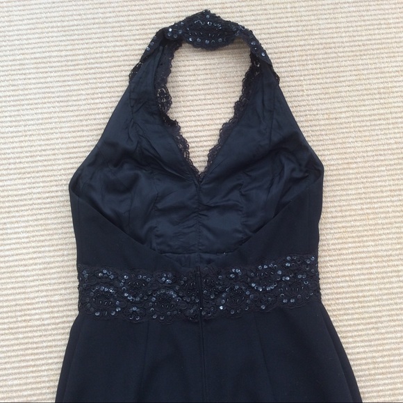 KIR Black Halter Cocktail / Party Dress - Size 10 - Picture 9 of 12